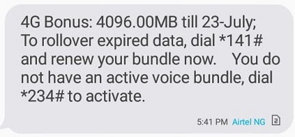 Airtel 4G LTE 4gb free data