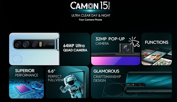 Camon 15 Premier Specs