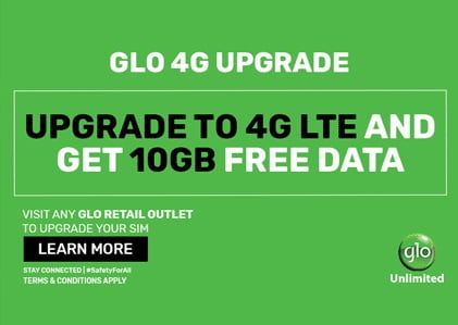 Glo 10GB Free Data
