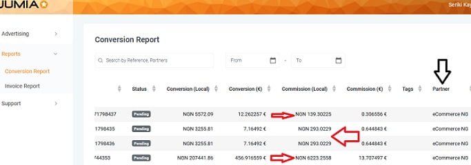 Jumia Afffiliate Commission