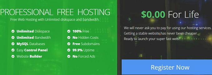 How to create website for free with Profreehost 