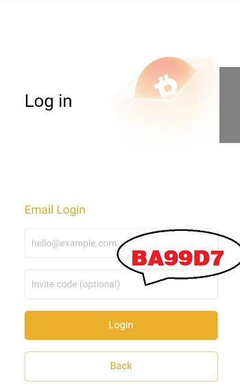 Coco Wallet App Login Page