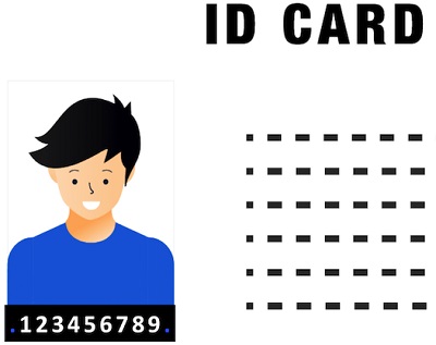 Rubi KYC ID card font sample