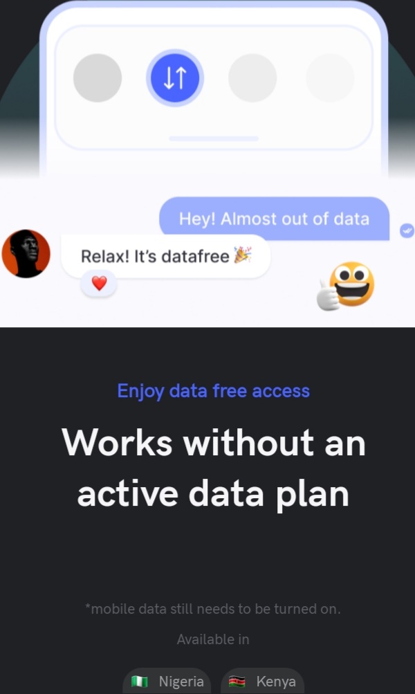 Reach out free data app